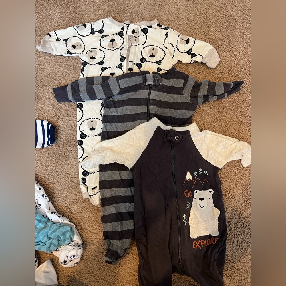 Gerber zippered footies newborn